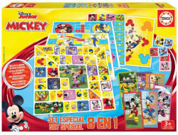 Educa Mickey Mouse és barátai - 8 az 1-ben játékgyűjtemény (639623)