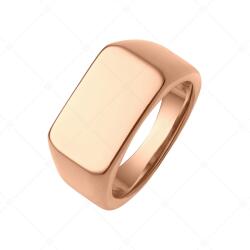  BALCANO - Bernhard / Gravírozható pecsétgyűrű, 18K rozé arany bevonattal / 68 mm