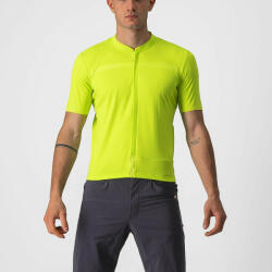 Castelli - tricou pentru ciclism cu maneca scurta Unlimited AllRoad - gallben fluo (CAS-4522006-383)