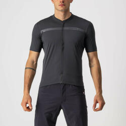 Castelli - tricou pentru ciclism cu maneca scurta Unlimited AllRoad - gri inchis antracit (CAS-4522006-030) - trisport