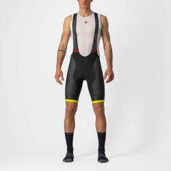 Castelli - pantaloni scurti pentru ciclism cu bretele Competizione Kit bibshorts - negru galben fluo (CAS-4522003-383)