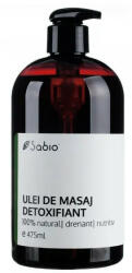 SABIO - Ulei de masaj natural detoxifiant SABIO 475 ml Ulei de masaj
