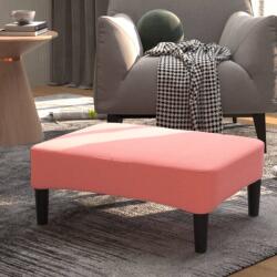 vidaXL Taburet, roz, 78x56x32 cm, catifea (337732) Canapea