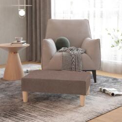 vidaXL Taburet, gri taupe, 78x56x32 cm, material textil (337684) Canapea