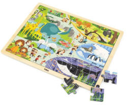 Viga Toys Puzzle zoo, 48 de piese, viga (44587) - bekid