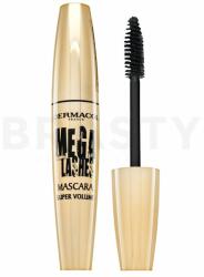 Dermacol Mega Lashes Mascara Super Volume szempillaspirál szempilla meghosszabbítására és volumenre Black 13 ml