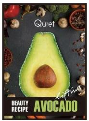 Quret Mască pentru față cu efect de lifting - Quret Beauty Recipe Mask Avocado Lifting 25 g