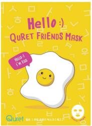 Quret Mască de extract de proteine pentru față - Quret Hello Friends Mask Egg 25 g