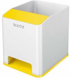 Leitz WOW Sound kettős színhatású tolltartó fehér-sárga (E53631016)