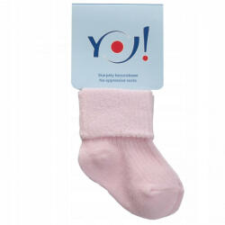 Yo! Baby pamut zokni - rózsaszín 3-6 hó - babastar