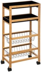 5five Simple Smart Etajera Fardy, bambus, 40 x D. 22 x H. 83 cm Raft