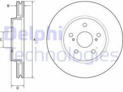 DELPHI Disc frana DELPHI BG4952C (BG4952C) - automobilus