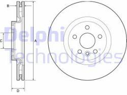 DELPHI Disc frana DELPHI BG9183C (BG9183C) - automobilus