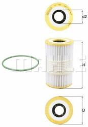 MAHLE Filtru ulei MAHLE OX 1185D (OX 1185D) - automobilus