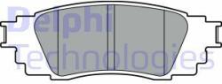 DELPHI set placute frana, frana disc DELPHI LP3379 (LP3379)
