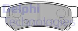 DELPHI set placute frana, frana disc DELPHI LP3305 (LP3305)