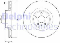 DELPHI Disc frana DELPHI BG9173C (BG9173C)