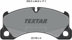 TEXTAR set placute frana, frana disc TEXTAR 2214801 (2214801)