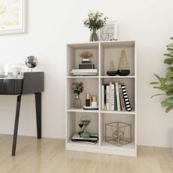 vidaXL Bibliotecă, alb, 70x33x110 cm, lemn masiv de pin (809955) Biblioteca