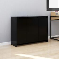vidaXL Servantă, negru, 102x33x75 cm, PAL (809774) Comoda