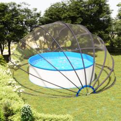 vidaXL Cupolă pentru piscină, 559 x 275 cm (92798)