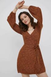 Billabong rochie culoarea maro, mini, evazati PPYY-SUD2HP_82X