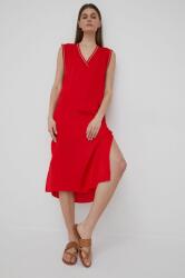 Pepe Jeans rochie Matilda culoarea rosu, midi, drept PPYY-SUD1T8_33X