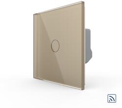 LIVOLO Intrerupator Simplu Wireless cu Touch LIVOLO - Serie Noua - culoare auriu