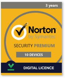 Symantec Norton Security Premium CZ (1 User/10 device/3 Year) 21386558