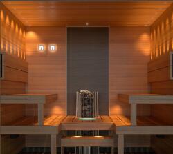 Caritti Kit iluminare sauna 4mp, difuzor fibra optica cu 5 spoturi 1W led (1516700)