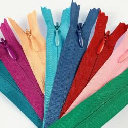 YKK Fermoar ascuns pentru rochii, fuste, topuri, haine de seara, spira din plastic #3, nedetasabil YKK (CHC-36)