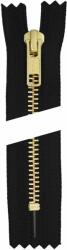 YKK Fermoar metalic nedetasabil, clasic pentru blugi, pantaloni si buzunare, spira metalica aurie #5, Gold Jean YKK (RGC-56)