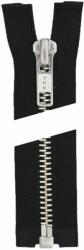 YKK Fermoar metalic YKK, detasabil, finisaj argintiu, spira metalica #5 (6.5 mm), banda PES tesuta, cursor cu autoblocare (RMNOR-56) - tiparedecroitorie