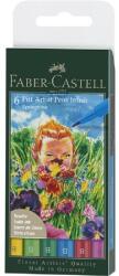 Faber-Castell Ecsetfilc készlet 6db-os Faber-Castell Pitt Brush Tavasz (167177)