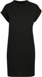 Build Your Brand Rochie casual din bumbac cu guler - Neagră | S (BY101-1000278826)