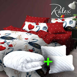 Ralex Pachet promo lenjerie pat dublu finet 6 piese + 2 perne + pilotă (PLP106) Lenjerie de pat