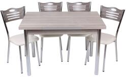 Seloo Set masa extensibila Mini Cordoba 90x60, cu 2 scaune eco Cordoba