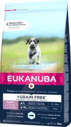 EUKANUBA Grain Free Large Breed száraz kutyaeledel puppy hal 3kg
