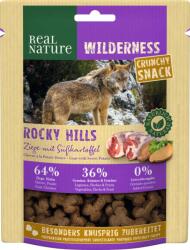 REAL NATURE Wilderness Rocky Hills kutya jutalomfalat kecske&édesburgonya 225g