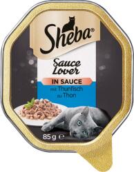 Sheba Sauce Lover macska tálka tonhal 22x85g