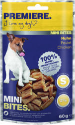 PREMIERE Mini Bites kutya jutalomfalat csirke 60g