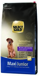SELECT GOLD Sensitive kutya szárazeledel maxi junior bárány 12kg