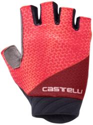 Castelli - Manusi ciclism cu gel pentru femei Roubaix Gel 2 - roz briliant visiniu negru (CAS-4520081-288) - trisport