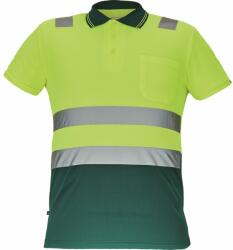 CERVA Fényvisszaverő galléros póló CADIZ - Sárga / zöld | M (0305005373002)