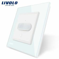 Livolo Intrerupator senzor de miscare PIR Livolo cu rama din sticla (VL-FCU-2WP-11)