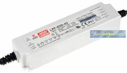 MEAN WELL 60W 42V 0-1, 42A dimmelhető LED tápegység Mean Well (LPF 60D 42)