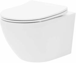 Rea Set vas wc suspendat Rea Carlo Mini Basic rimless alb cu capac softclose (5902557355938)