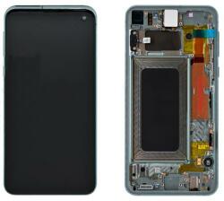 Samsung GH82-18836E Gyári Samsung Galaxy S10e zöld LCD kijelző érintővel kerettel előlap (GH82-18836E)