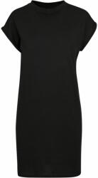 Build Your Brand Lezser pamut ruha állógallérral - Fekete | 2XL (BY101-1000278830)