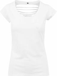 Build Your Brand Női póló fedetlen háttal - Fehér | XL (BY035-1000206085)